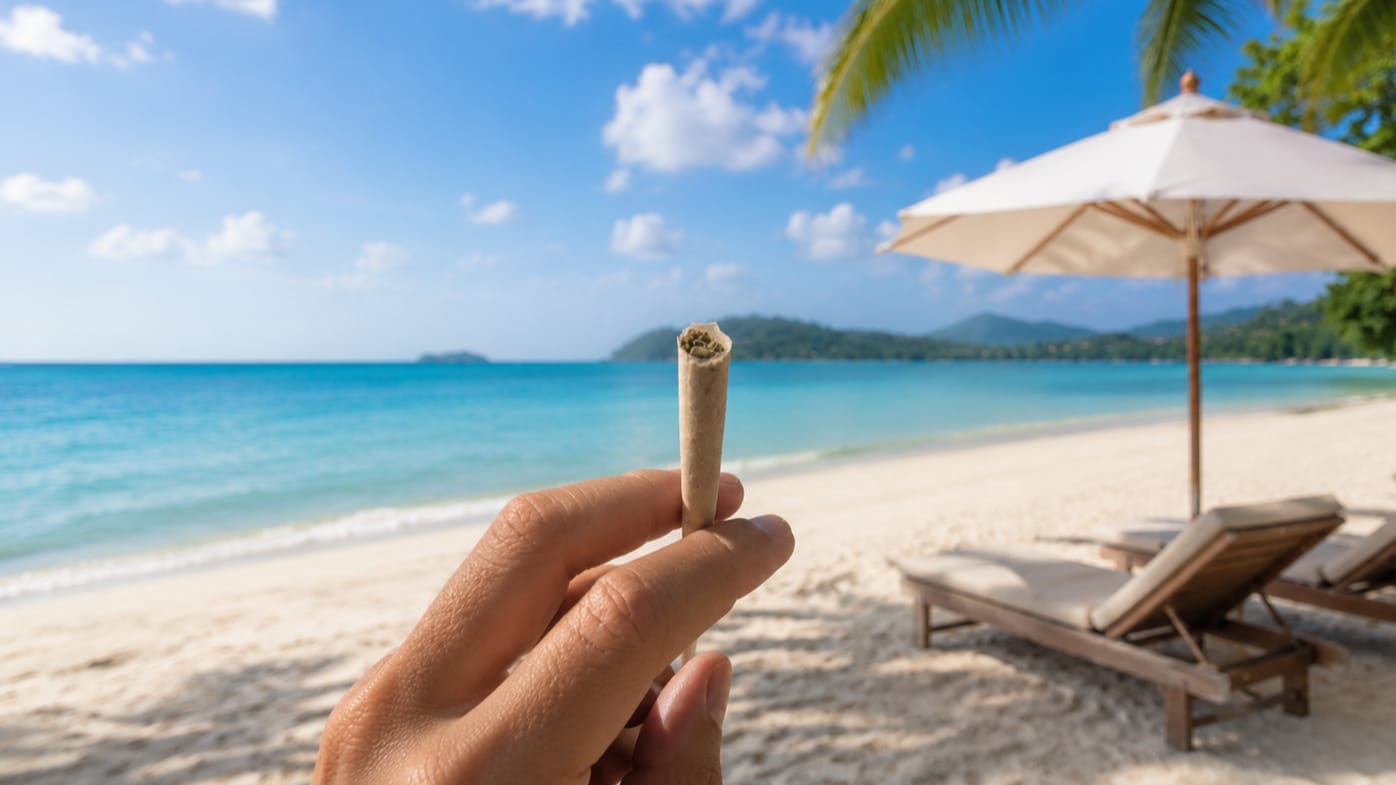 Free patient lounge at Weed Keeper Samui at Chaweng Beach